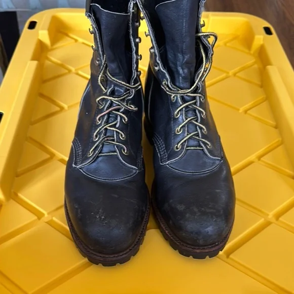 Double RL/Black Leather Men's Boots! - Picture 2 of 6